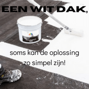 Een wit dak tegen hitte stress