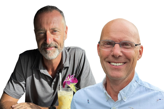 Harm en Tom in gesprek